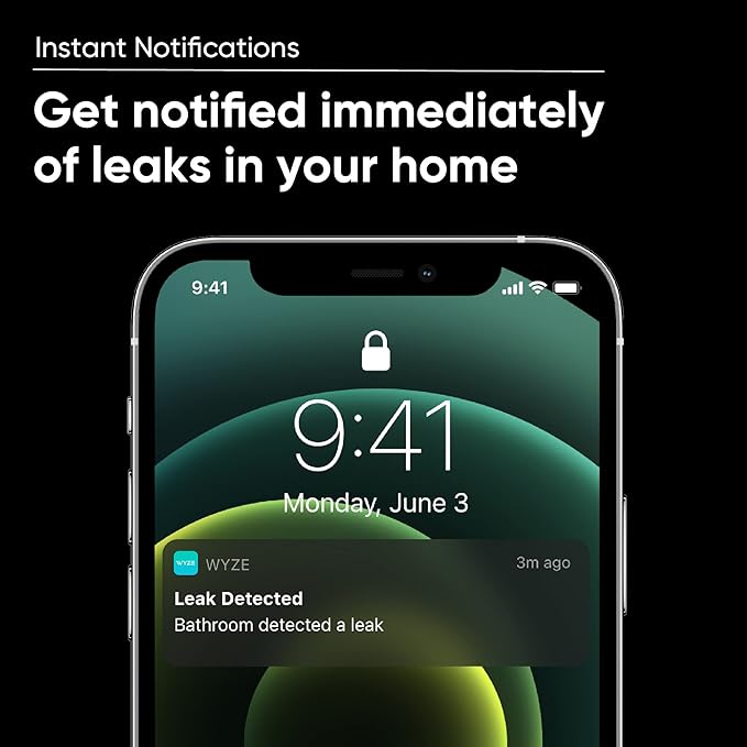 Wyze Leak Sensor (3 Pack) and Single Probe - Wyze Sense Hub Required