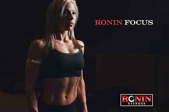 Ronin Wraps Razor Edition | Rigid BFR Occlusion Bands for Upper Body Training | Blood Flow Restriction Workouts