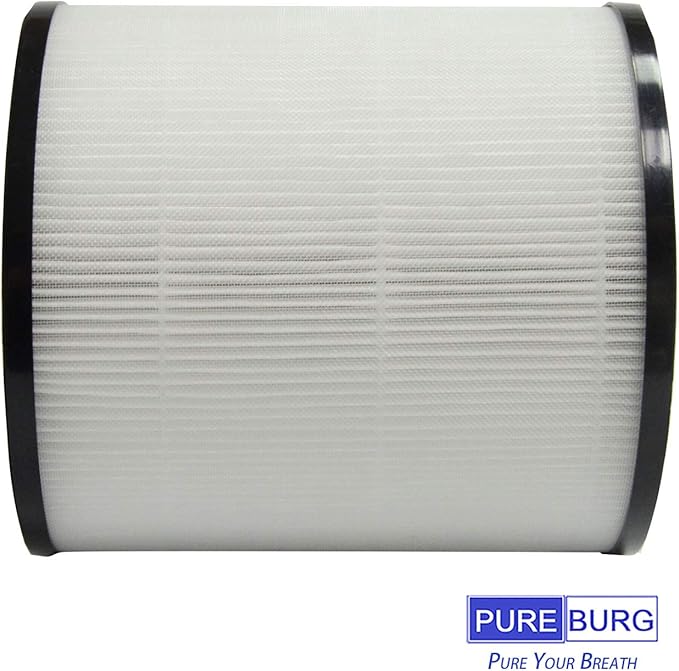 PUREBURG Replacement Filter Compatible with Roto APF-C9 Air Purifier,2-Pack H13 HEPA 4-Stage Filtration Activated Carbon Air Clean VOCs Odor