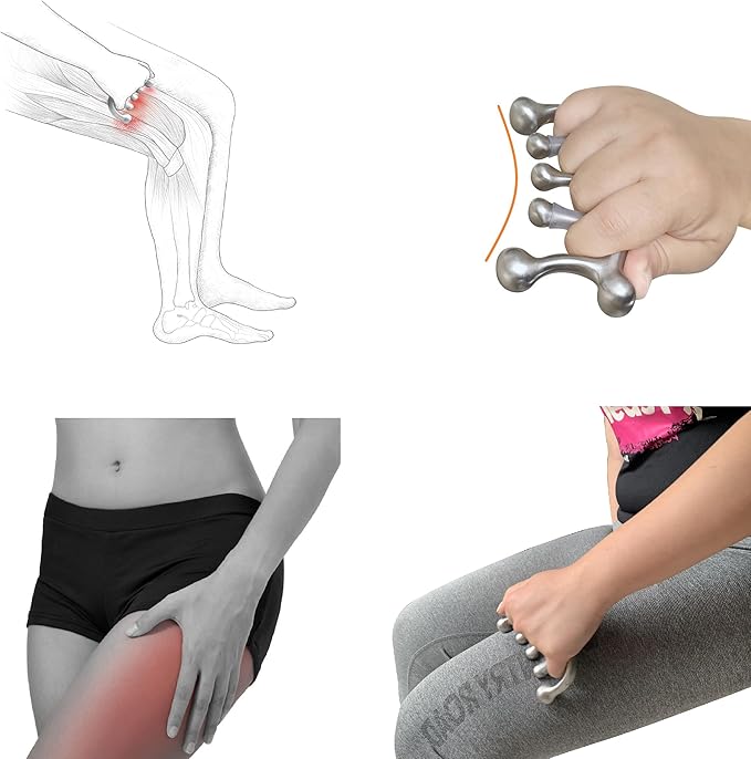 Tennis Elbow Relief Tool, Leg Cramp Massage Tool, Myofascial Release Trigger Points (Small-Medium)