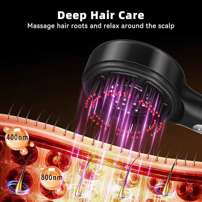3 in 1 Scalp Massager for Hair Care, Head Massager Oil Applicator, IPX7 Waterproof Scalp Brush for Massage, Home Use