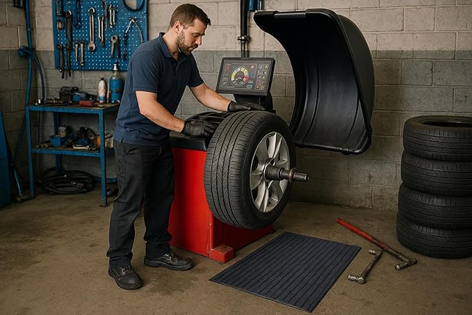 Guardian Air Step Anti-Fatigue Floor Mat, Vinyl, 2'x3', Black, Reduces fatigue and discomfort, Can be easily cut to fit any space