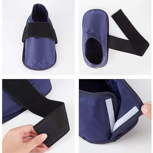 Comfortable Cold Ice Pack Slippers for Feet - Reusable Foot Ice Packs Quick Cooling Relief