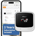 Frigga 4G Cellular & WiFi Temperature Humidity Monitor, 2 Years Subscription Included, Remote Temperature Sensor with App, Email, Voice Alerts for RV, Pets Safety, Vacation Home Monitoring, S0