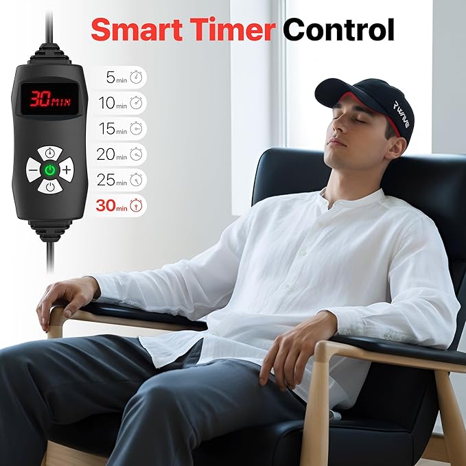 Red Light Therapy Cap for Hair Growth – Infrared Light Therapy Treatment 176 LEDs, 660 nm Red + 850 nm Infrared for Hair Loss Regrowth - Safe Scalp Boosting Care at Home