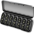 Betife AM PM Pill Organizer 7 Day, Weekly Pill Organizer 2 Times a Day, Daily Pill Box AM PM, Portable Travel Medicine Case, Day and Night Pill Container for Medication, Vitamin or Supplement