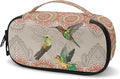 Boho Hummingbird Insulin Cooler Travel Case,Diabetes Carrying Bag for Supplies Keep Medicine Cool While Traveling,Insulin Vial Protector Cooling kit for Storage,Mini Insulated Pack