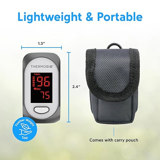 Fingertip Pulse Oximeter SPA30, Blood Oxygen Saturation Monitor, Fast SpO2 Reading Oxygen Meter with Clear OLED Screen