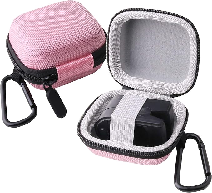 WERJIA Hard Storage Case for Fingertip Pulse Oximeter Blood Oxygen Fingertip Oximeter Case (Pink)
