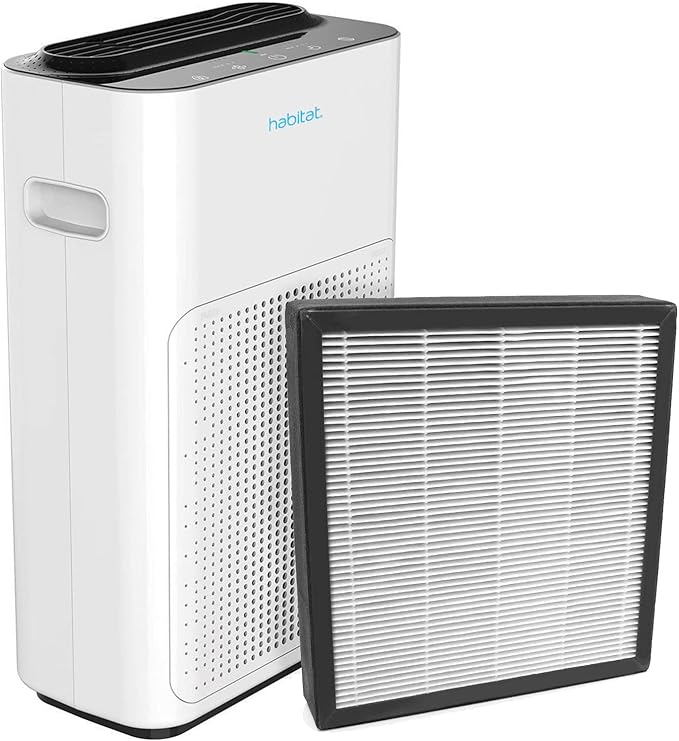 Habitat 280a(e) Air Purifier Replacement Filter, HEPA 13, Activated Carbon, PET, Silver Ion (Pack of 1)