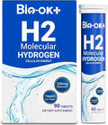Hydrogen Water Tablets with 200MG Magnesium, 16 PPM H2 Hydrogen Tablets for Drinking Water, Rich in Antioxidants, Supports Cellular Health, Recovery, Immune & Brain Cognitive Function (90 Servings)
