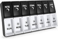 7 Day Pill Organizer 2 Times a Day, Large Weekly AM PM Pill Box, Day Night Medicine Organizer, Pill Case Twice A Day, Pill Container