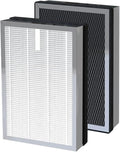 2 Pack 25 Replacement Filters Compatible with MA Series 25 B1/S1/W1 Air Purifier, 3-in-1 True Hepa and Activated Carbon Filter