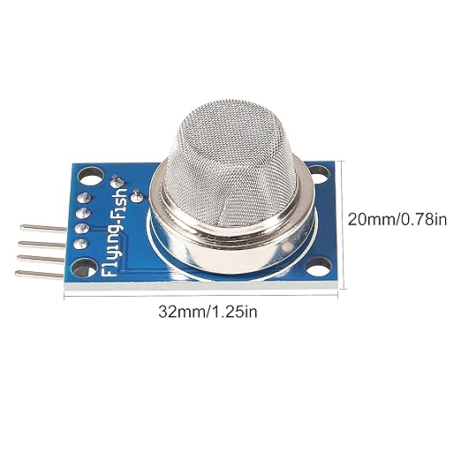 5pcs MQ-6 LPG Gas Sensor Module Liquefied Propane Iso-Butane Butane Combustible Gas Detection Sensor for Arduino Raspberry Pi ESP8266 MQ2 5V DC (MQ-6)