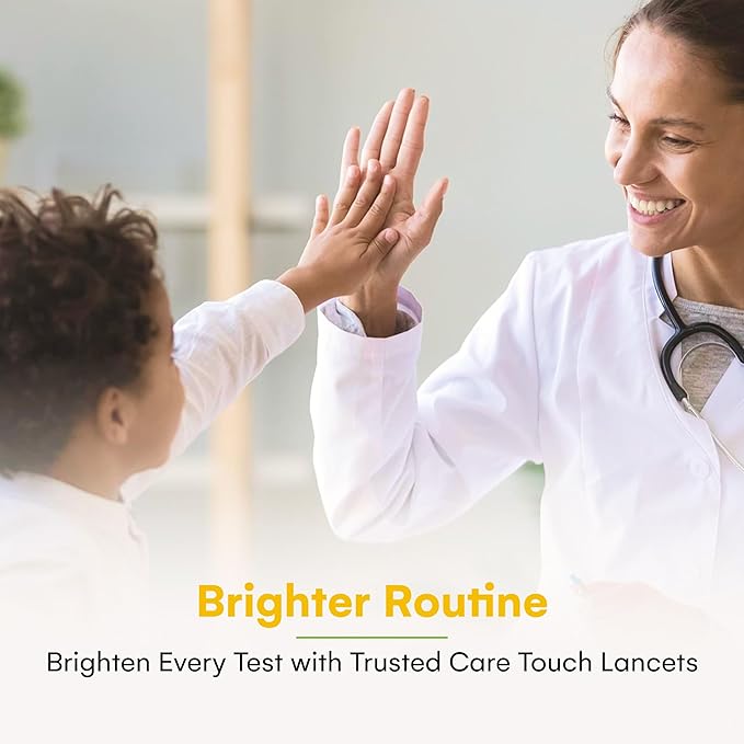 Care Touch Lancets for Diabetes Testing - 30 Gauge Diabetic Lancets for Blood Testing and Glucose Testing - Fits Most Lancing Devices - Sterile, Single Use 30g Blood Sugar Lancets - 300 count