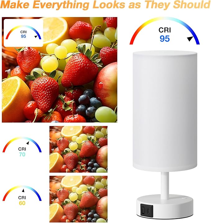 Dicoool Light Therapy Lamp 10000 Lux, Sun Lamp with Remote, 3 Color Temperature & Stepless Dimming, Happy Sunlight Lamp, Daylight Lamp for Home, Office, White Decoration Use As Lift Mood, Happy Life