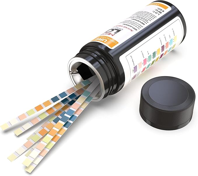 Med Lab Diagnostics 10 Parameter Urine Test Strips for Urinalysis(150 Cnt) in Sealed Pouches. Tests for Ketosis, pH, Protein, UTI, Kidney and Liver Function