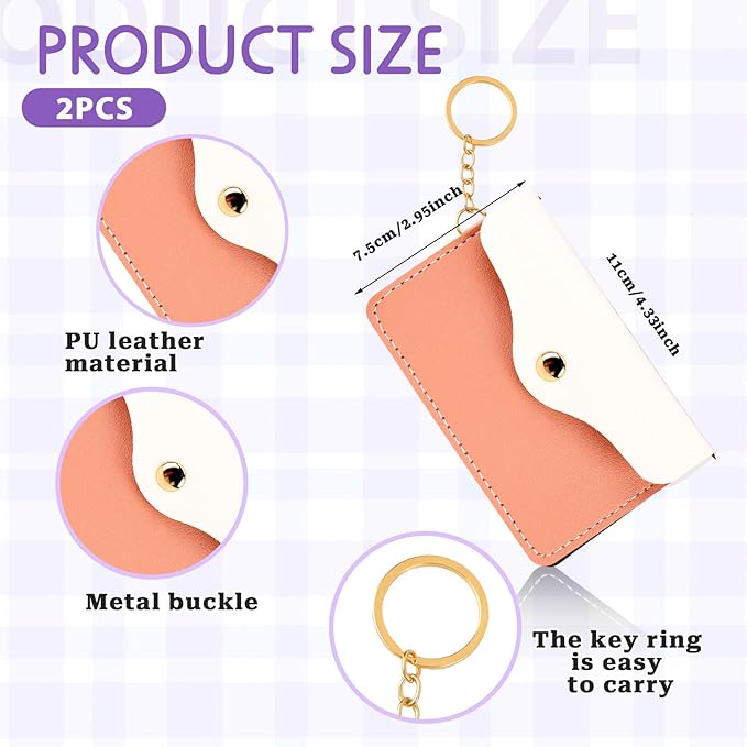 2 Pack Birth Control Pill Case Sleeve Packet Contraceptive Medicine Holder PU Leather Wallet Pill Holder for Travel Bag Backpack