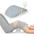 Back Stretcher for Lower Back Pain Relief - Adjustable Back Cracker Board, Ergonomic Lumbar Support Board, Back Cracking Device for Spinal Decompression, Scoliosis, Sciatica, Muscle Relaxation
