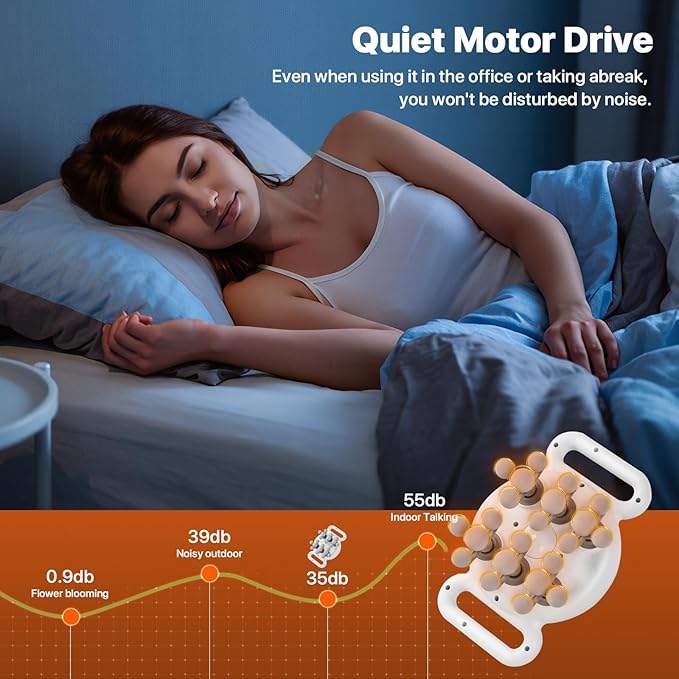 22 Head Massage Gun Deep Tissue Percussion Massager for Pain Relief
