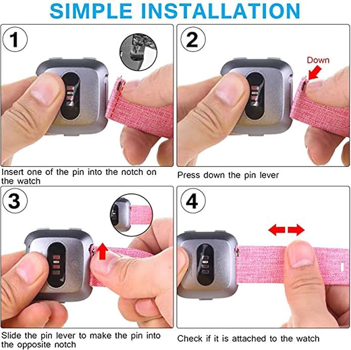 Lamshaw Compatible with Shock Clock Max Band, Breathable Nylon Woven Fabric Replacement Accessory Strap Compatible for Pavlok Shock Clock 3, Max