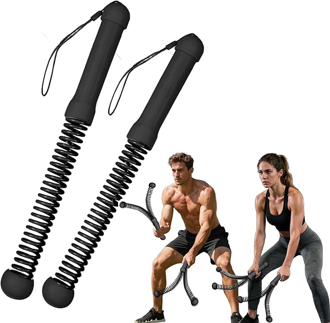 Weighted Ropeless Battle Ropes for Home Gym, Heavy Duty Portable Cordless Battle Ropes for Home and Outdoors，Workout Exercise Rope for Women and Men,2PCS