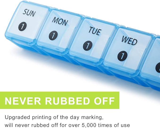 DANYING XL Monthly Pill Organizer 1 Time a Day with Dust-Proof Case, Extra Large 4 Weeks Pill Box Once a Day, 28 Days Pill Container 1 Per Day, Weekly Vitamin Case, Daily Medicine Organizer