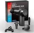 Massage Gun Deep Tissue Electric Massagers Mini Massage Gun Travel with 4 Massage Heads Muscle Percussion Massager Gun Gift for Women and Men, Black