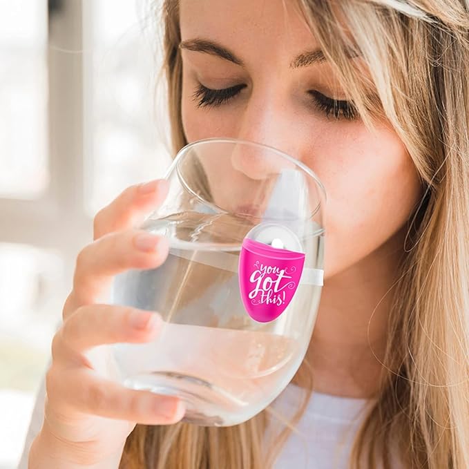 Ulla Drink Water Reminder, Smart Light for Water Bottle, Fits Most Bottles, Lights Up When Time to Drink, Hidrate Smart Water Bottle Reminder to Drink, Smart Hydration Reminder, Water Tracker, Bundle