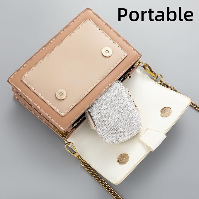 Pill Organizer with Labels Bling Pocket Pill Case with Stickers Travel Medicine Kit Holder Small Purse Pill Box Container Portable Mini Medication Storage (Black & 300 Labels)