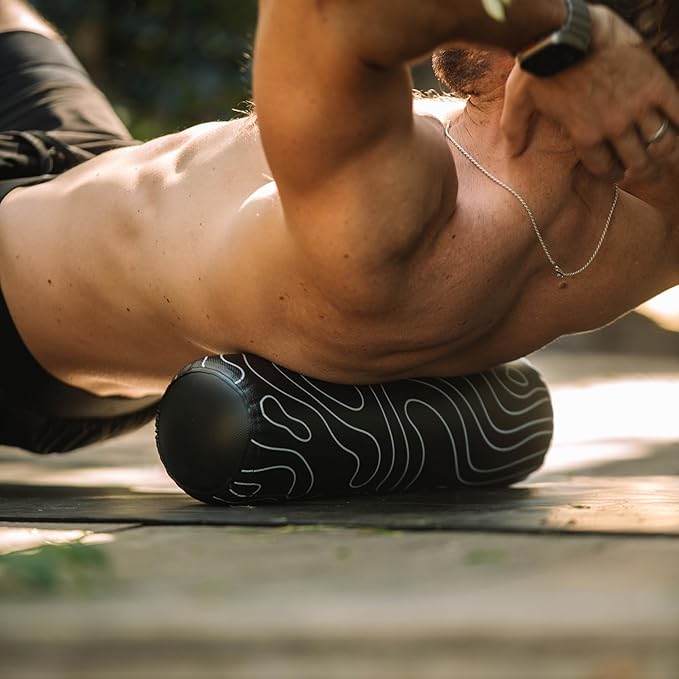 Inflatable Travel Foam Roller - Adjustable Firmness, Ultra-Portable for Physical Therapy and Deep Tissue Muscle Recovery