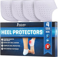 Ballotte Premium Silicone Heel Protectors for Shoes, Gel Heel Cups & Cushion Inserts for Women & Men, Cushioned Sole Cups for Plantar Fasciitis for Cracked Footbed Relief & Blister Prevention