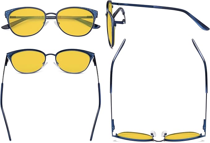 Eyekepper Oversize Butterfly Design Blue Light Glasses - Computer Screen Eyegalsses Women