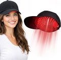 LLLT Laser Hair Growth Cap - 650nm Red Light Therapy for Hair Regrowth, Full Scalp Coverage Treatment for Men & Women with Thinning Hair, Portable & Hands-Free, Black