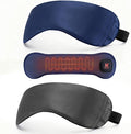 Heated Eye Mask for Dry Eyes, 1500mAh Warm Eyes Compress with Silver-Ion Heating Element, Cordless Eye Heating Pad for Stye Blepharitis Chalazion MGD