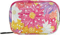 Pill Organizer Box Case Weekly Travel Pills Container Holder 7Day Cute Vitamin Organizer Dispenser Sorter Planner Storage Small Compact Cute Pink Chrysanthemum Flowers