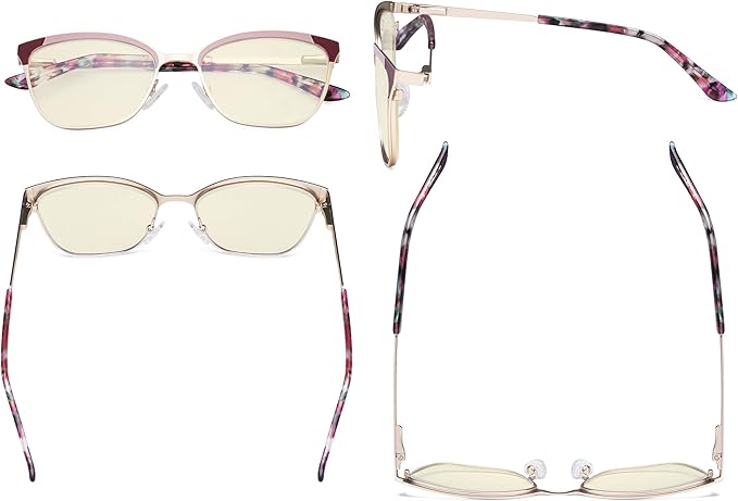 Eyekepper Ladies Butterfly Design Blue Light Glasses - Computer Screen Eyegalsses Women