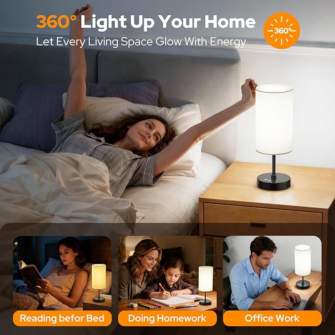 10000 Lux Light Therapy Lamp, Full Spectrum &UV-Free Happy Lamp, Sun Light Therapy Lamps with Remote, 3 Color Temperatures &Stepless Dimming &Timer, Daylight Lamps for Home, Office