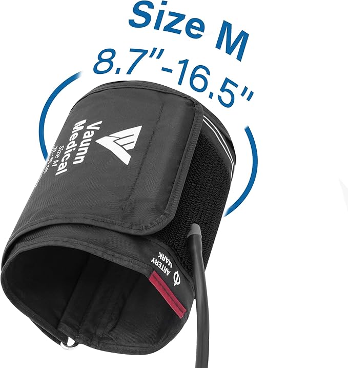 Vaunn Medical Automatic Upper Arm Blood Pressure Monitor, Medium Arm Cuff 8.7" - 16.5"