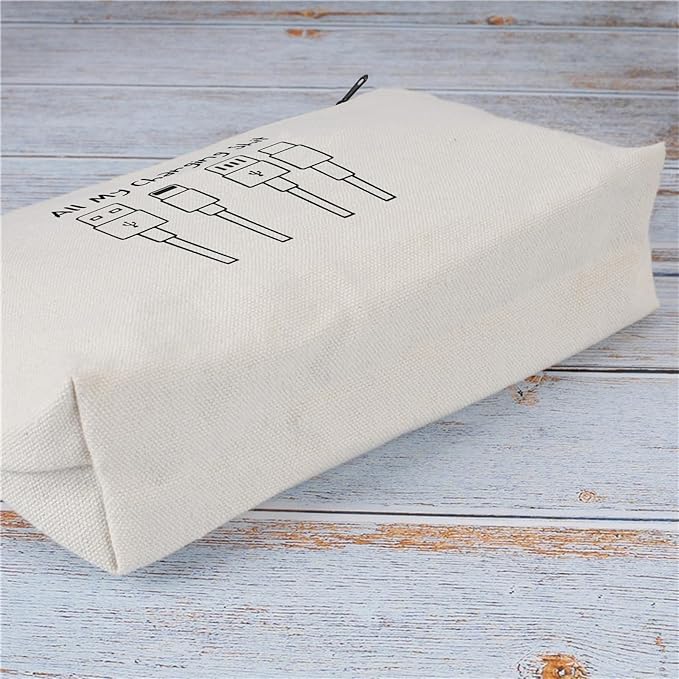 All My Charging shit bag,Fun and versatile bag with charger graphics, teenage boy gift, birthday gifts, travel accessories (Style E)