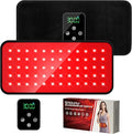 Cordless Red Light Therapy Belt, 3000mAh Battery Rechargeable Magnetic LED Screen Controller, Portable & Cordless, 12.4" * 5.7" Cordless Infrared Red Light Therapy for Body Back Knee Leg