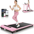 FUNMILY Walking Pad Treadmill Under Desk, 2.5HP Small Treadmill for Home/Office, 2026 Upgrade 3-in-1 Mini Treadmills with App, Remote Control, LED Display, 300 LBCapacity
