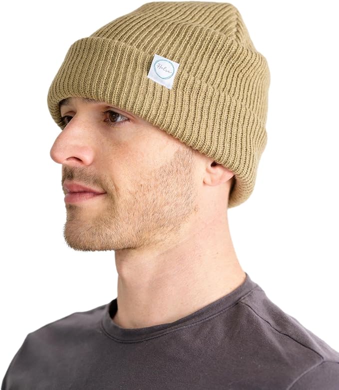 Halsa EMF Protection Hat, Knit Beanie for Men and Women, Silver Fiber Fabric Lined, One Size Fits Most