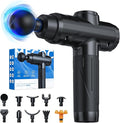 Massage Gun, Deep Tissue Percussion Massager for Pain Relief, Super Quiet Portable Body Relaxation Electric Muscle Massage Gun with 10 Attachment 30 Speed