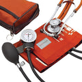 McKesson EMS Aneroid Sphygmomanometer and Stethoscope Combo Kit - Manual Blood Pressure Gauge/Cuff with Universal Cuff, Orange - Size 11, 23-40 cm., 22 in. Tube, 1 Count