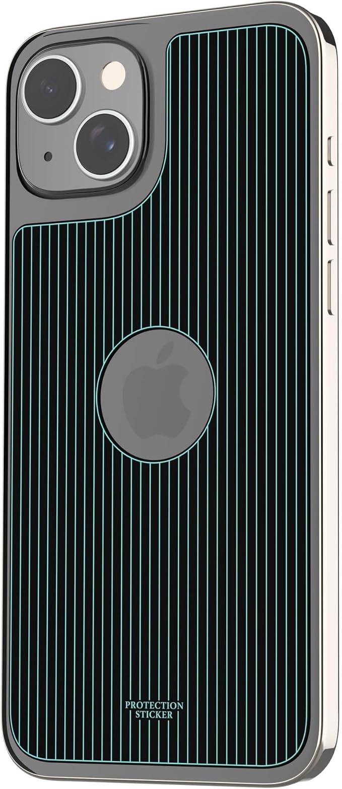 Metal Rings Protection Sticker for Magsafe,Compatible with Wireless Charging for iPhone 15 Plus/14 Plus/13Pro Max/12Pro Max/11Pro Max, Harm Blocker for Phone, 5G Shield Reduction (Black) 4 PCS