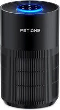 Air Purifiers for Bedroom Home, Quiet Air Cleaner With Sleep Mode Night Light, Small Air Purifier Covers Up to 1200ft², 360° Air Intake, 3 Speeds, Timer, Aroma Function, Black