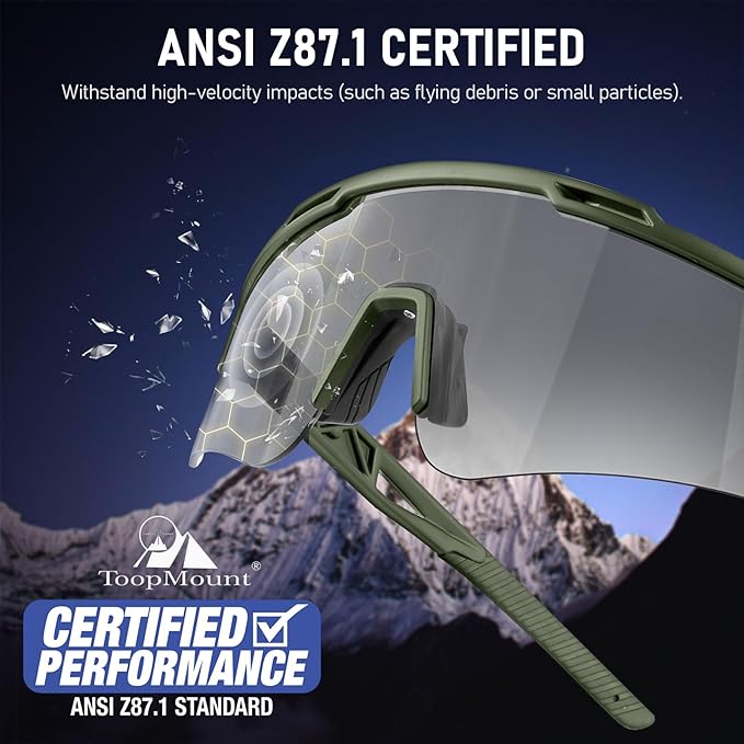 Tactical Eyewear Anti Fog, ANSI Z87.1 Sports Glasses with 3 Interchangeable Lens UV400 Protection Airsoft Goggle