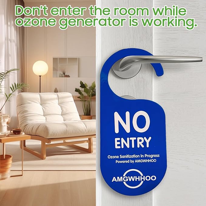 Ozone Generator Machine200,000mg/h, High Capacity Ozone Odor Eliminator Removal Air Purifier for Home Car Pet & Basement Odor, Suitable for Spaces up to 7,000 Square Feet, Blue