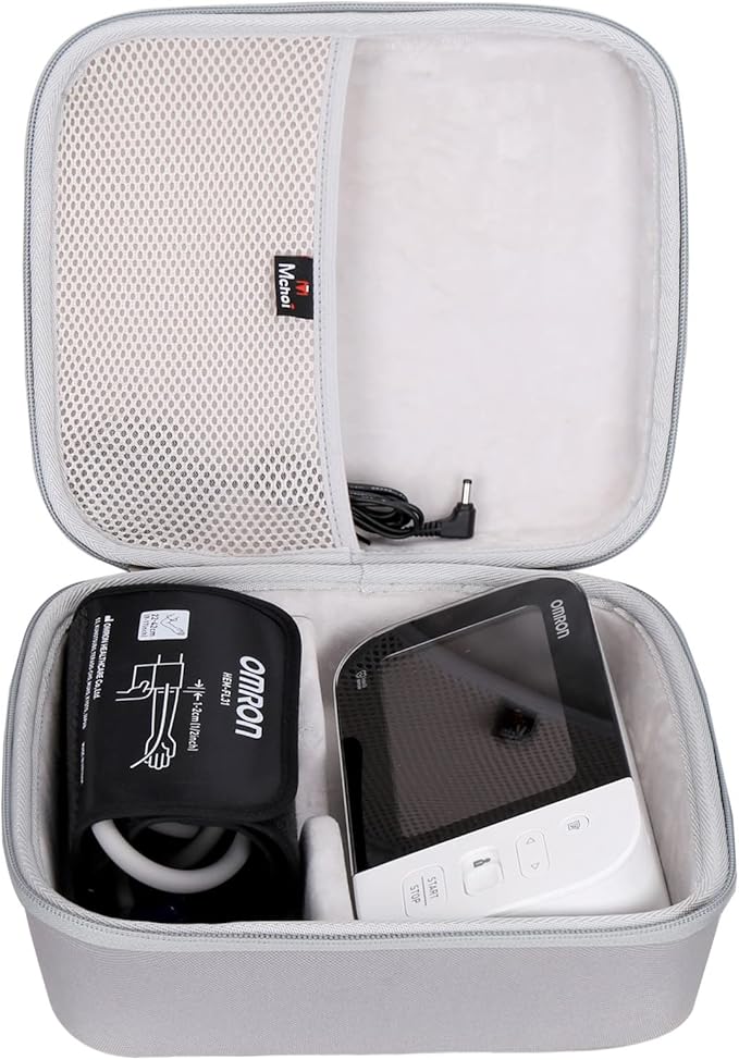 Mchoi Hard Storage Case Compatible with OMRON Platinum BP5450/BP5350/BP7450 /10 Series/Gold BP5350/7 Series BP7350 Blood Pressure Monitor with Upper Arm Cuff, Case Only